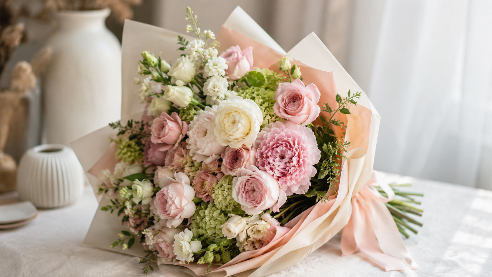 Liebevoll gebundene Blumensträuße von Nuria’s Blumenatelier in Ostbevern